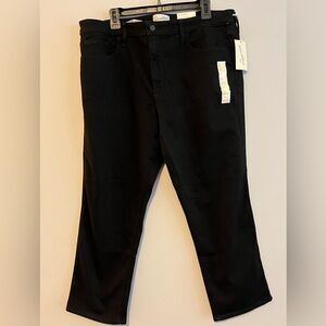 NWT Target Universal Thread 18 Short High-Rise Slim Straight Black Jeans